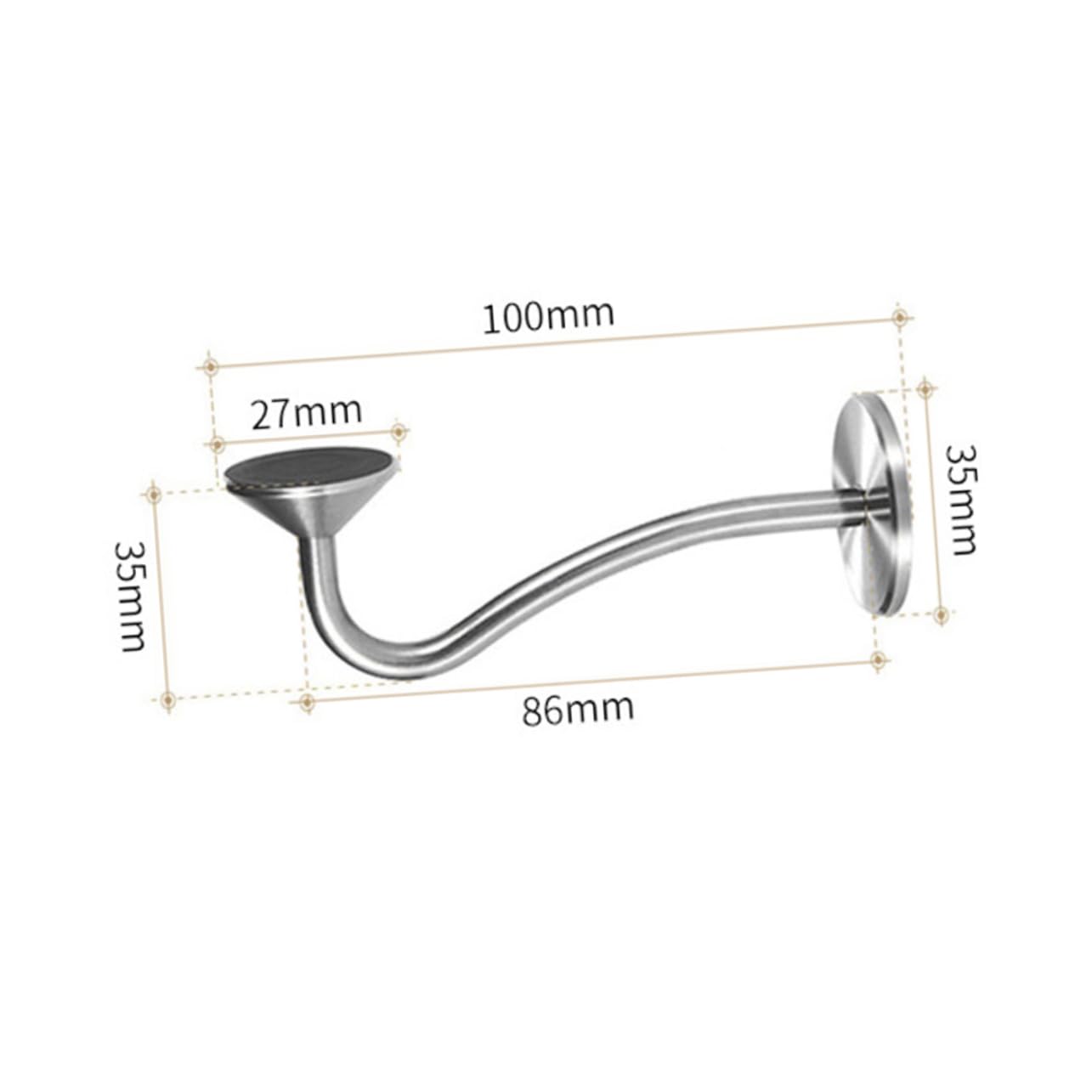 Ciieeo 2 Jaboneras Magnéticas De Pared Duraderas Accesorio para Colgar En La Pared.