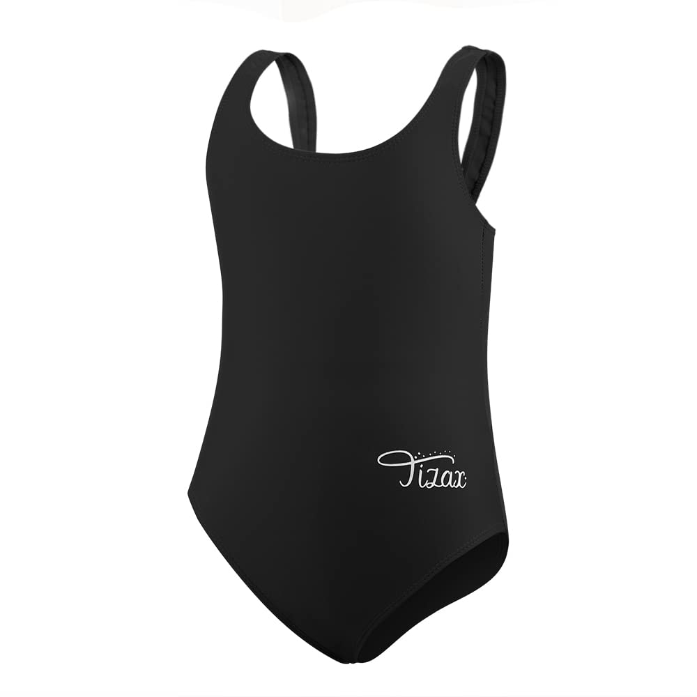 TIZAX Traje de Baño de Una Pieza para Niña UPF 50+ Bañador Deportivo para Niñas Racerback Correa Gruesa