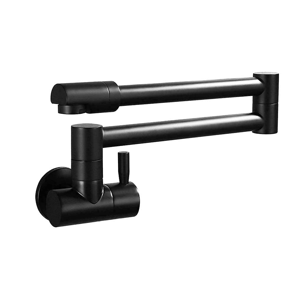 Robinet de cuisine pliant pour remplir facilement les grandes marmites au mur
