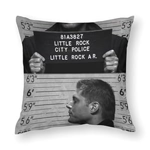 AFLJNYNN 11398 Retro Polizeifoto Kopfkissenbezug