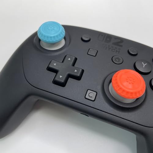 Lot de 3 paires de capuchons de joystick pour Nintendo Switch 2 (mise à niveau antidérapante 2025), pièces de rechange Switch, adhérence améliorée, confortables et durables, accessoires pour manette – vue 6