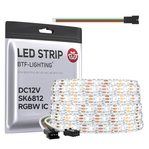 Tira LED RGBW SK6812 5 m DC12V IP65 Kit con Control Remoto miniatura 2
