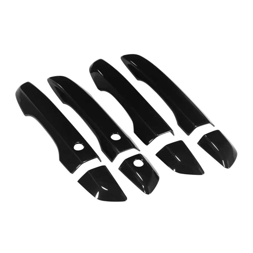 Mhtgd Rhd Black Smart Abs Plastic Lhd Rhd Sticker Exterior Door Handle Moulding Cover Trim Keyless Entry Decoration For Civic 10Th Gen 2016-2021