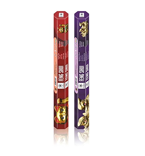 Fengshui Premium Natural Incense Sticks 20 Sticks Per Box For Home Or Workplace Alluring Aroma Sticks (Fengshui) Crystal Pyramid, Laughing Buddha, Lucky Cat, Mandarin Duck, Turtle, Three Legged Frog #TOP2