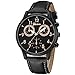 Produktbild Sports Watches Herrenuhren Herrn Damen Kleideruhr Armbanduhr Quartz Chronograph Kreativ PU Band Analog Retro Freizeit Schwarz/Braun/Pool-Blau - Goldenschwarz Schwarz/Weiß Weiß/Braun EIN Jahr/S