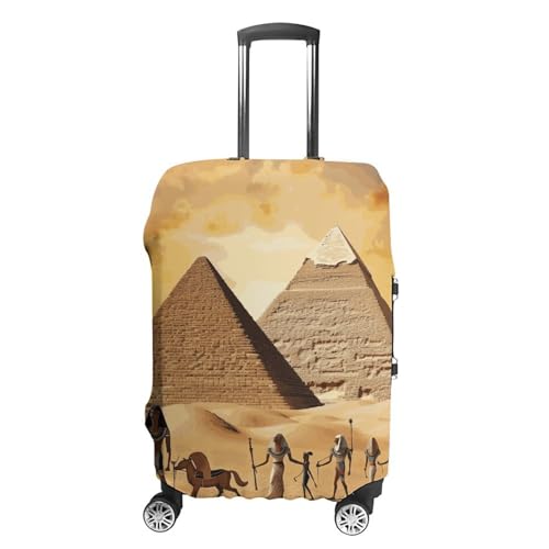 Ancient Egypt Luggage Cover, Washable Elastic Suitcase Cover