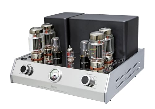 YAQIN MC-88C PRO Integrated Tube Amplifier, Push-Pull Mode, with MM Phono Input, RCA Inputs and Balance in, Output Power 50W, Tubes KT88×4, AC230V