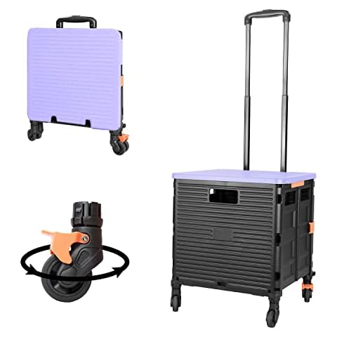 Faltbarer tragbarer Bollerwagen mit robustem, robustem Kunststoff-Teleskopgriff Cover