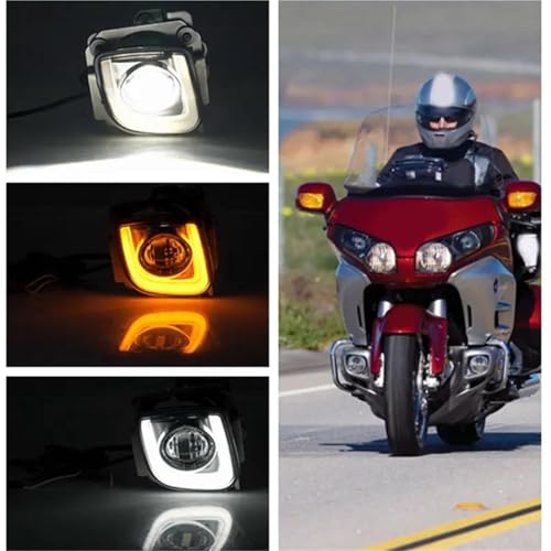 Clignotant de moto antibrouillard Gold Wing F6B pour éliminer le manque de visibilité - 4