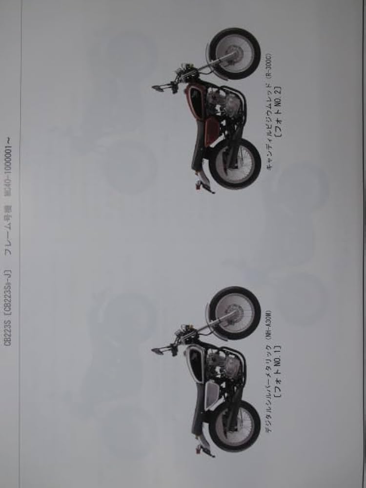 Amazon.co.jp: CB223S パーツリスト 1版 ホンダ 正規 中古