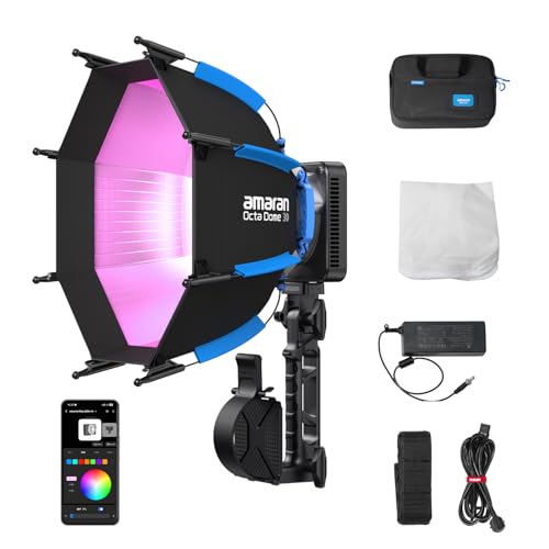 amaran Ray 60c 60W RGBLED�r�f�I���C�g Ace�V���[�Y �����F �B�e�p�Ɩ� 2300K-10000K�� �F���x/100���F����/NFC���C�����X/IP54�h�o�h��/�É��݌v/13��ރG�t�F�N�g/PD�EDC�d���Ή�