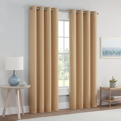 Cortinas de lino Eclipse Dutchess con ojales, elegancia y opacidad premium 5