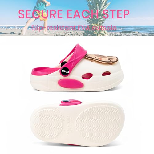 Image of Cute Capybara Slippers for Kids,Kids Girls Boys Clogs Garden Shoes,Funny Toddler Animal Slides Sandals,Water Shower Beach Pool Slippers Indoor Outdoor