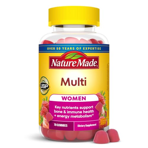 Nature Made Multivitamin For Women, Womens Gummy Multivitamins for Daily Nutritional Support...