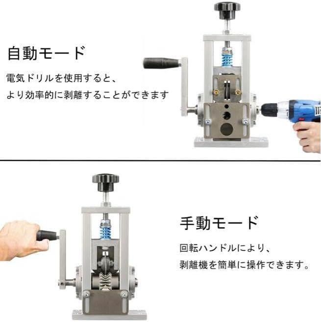 ケーブル撚線機、自動撚線機、電線被覆剥ぎ機、, 電線皮むき機 HFS(R