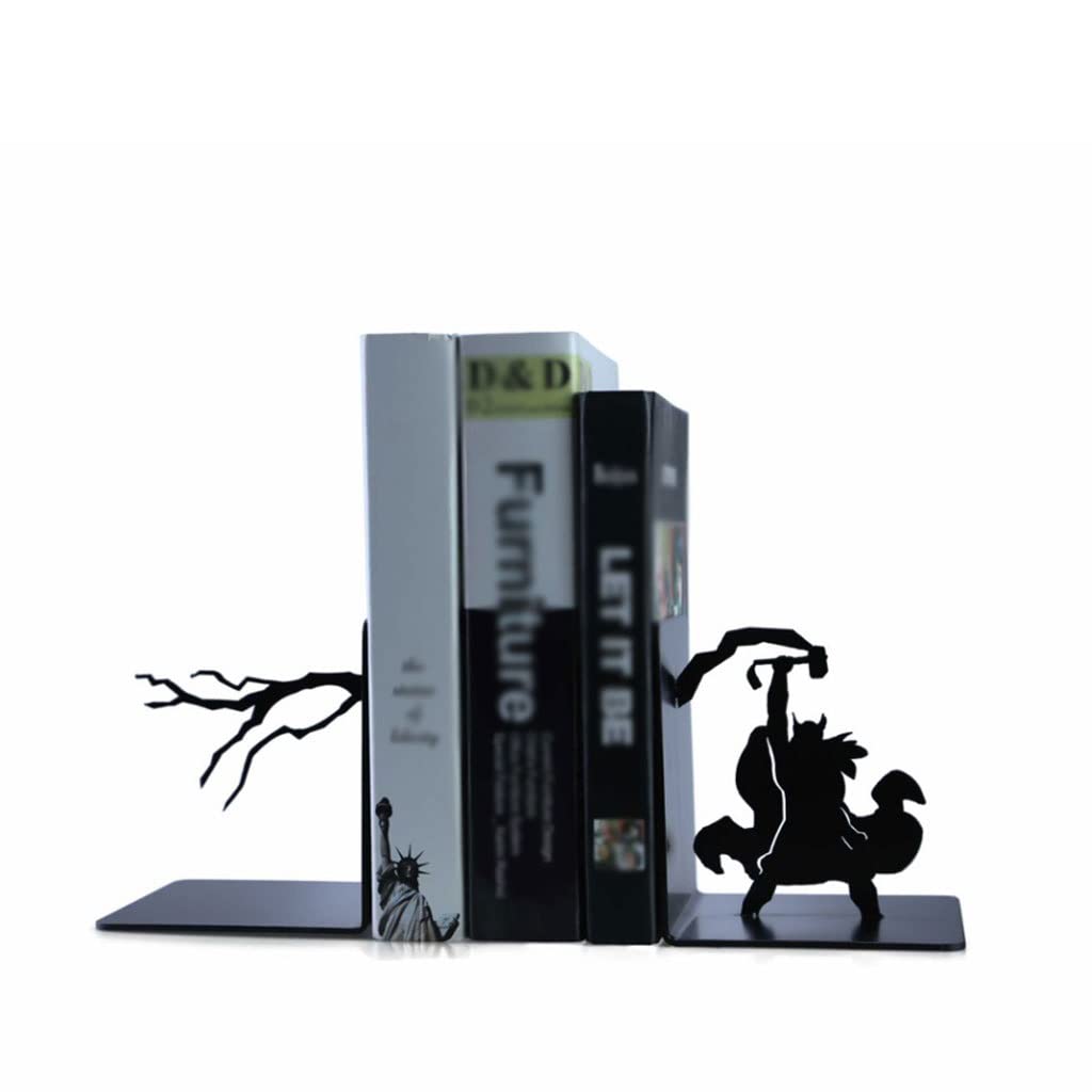 Soporte para Libros Extremos de Libro Sookends Metal CREATIVIDAD MODERNA CREATIVIDAD Bookend Bookend Supply Book Finalizar Toppers Inicio Oficina Mesa Decoración de escritorio Decoración Adorno Sujet