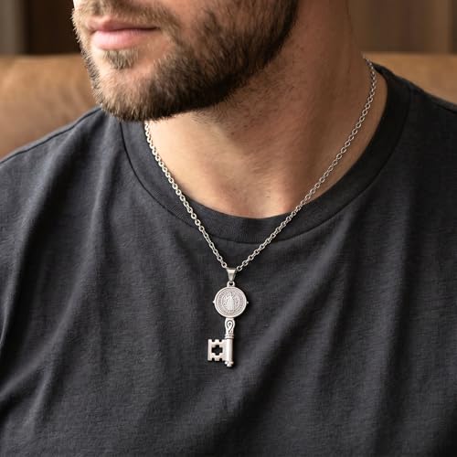Image of THE MEN THING DIVINE KEY - 20inch Pure Stainless Steel European trending Style Chain for Men & Boy