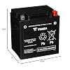 Yuasa YUAM7230L YIX30L Factory Activated YIX High Performance AGM Battery