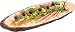 Produktbild Batania Rindenholzbrett oval ca. 78-85 x 22-28cm, rustikales Servierbrett, Aufschnittbrett, einzigartige Maserung, naturbelassenes Holzbrett für Käse, Wurst & Brot, dekorativ, langlebig