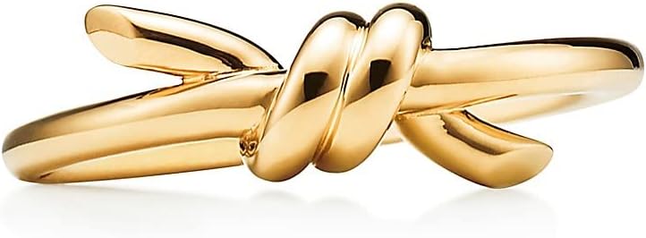 14K Rose Gold Plated Simple Knot Ring Simple and Beutiful Also a Great Choice for Lovers Stylish Look Wedding Gift for Men Women Ring Size 4 to 13