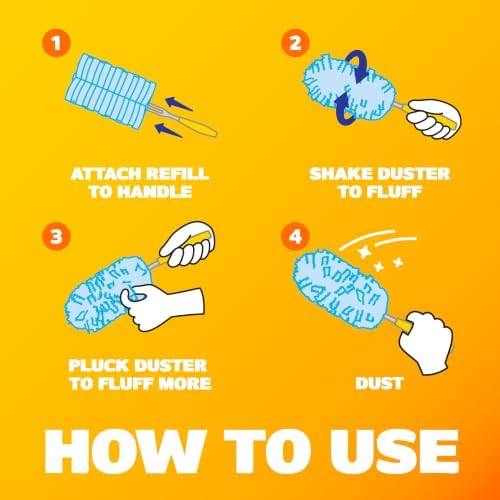 Swiffer Dusters Refill for Cleaning, Feather & Microfiber Duster Alternative, Unscented, 16 Count — view 6