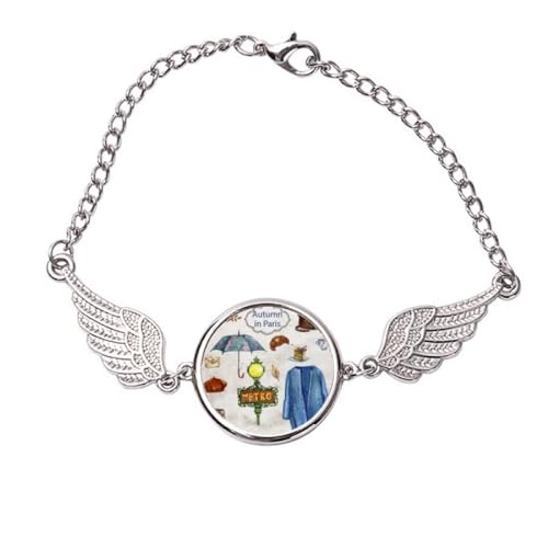 Bracelet France Life ailes d'ange métal M : le cadeau idéal à offrir