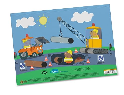 Peppa Pig - Prancheta para colorir com 1500 adesivos: Muita diversão com a Peppa Pig e sua turma!