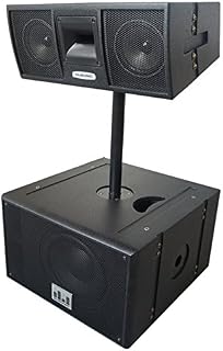 MUSYSIC MU-P158LA Professional Line Array Active 4000W Speaker System 15" Base with Top