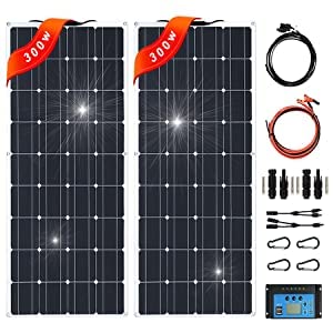 Framy High Efficiency Solar Panel 400W 2200W Black...