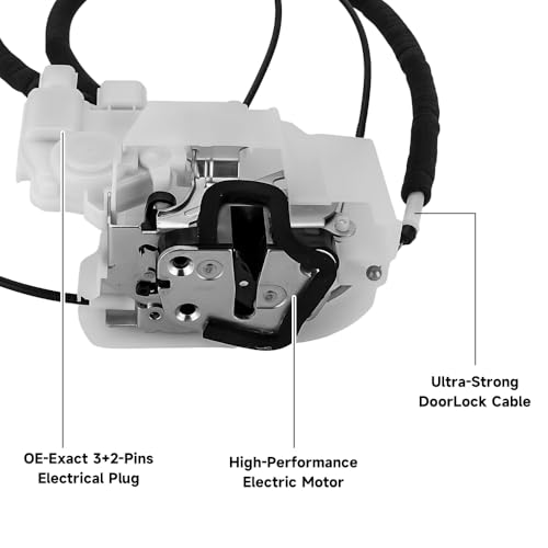Image of Door Lock Actuator for Nissan Frontier /Xterra 2005-2015 for Nissan Pathfinder 2005-2007 | Front Right Passenger Side | Precise Actuation Control | Door Lock Machine