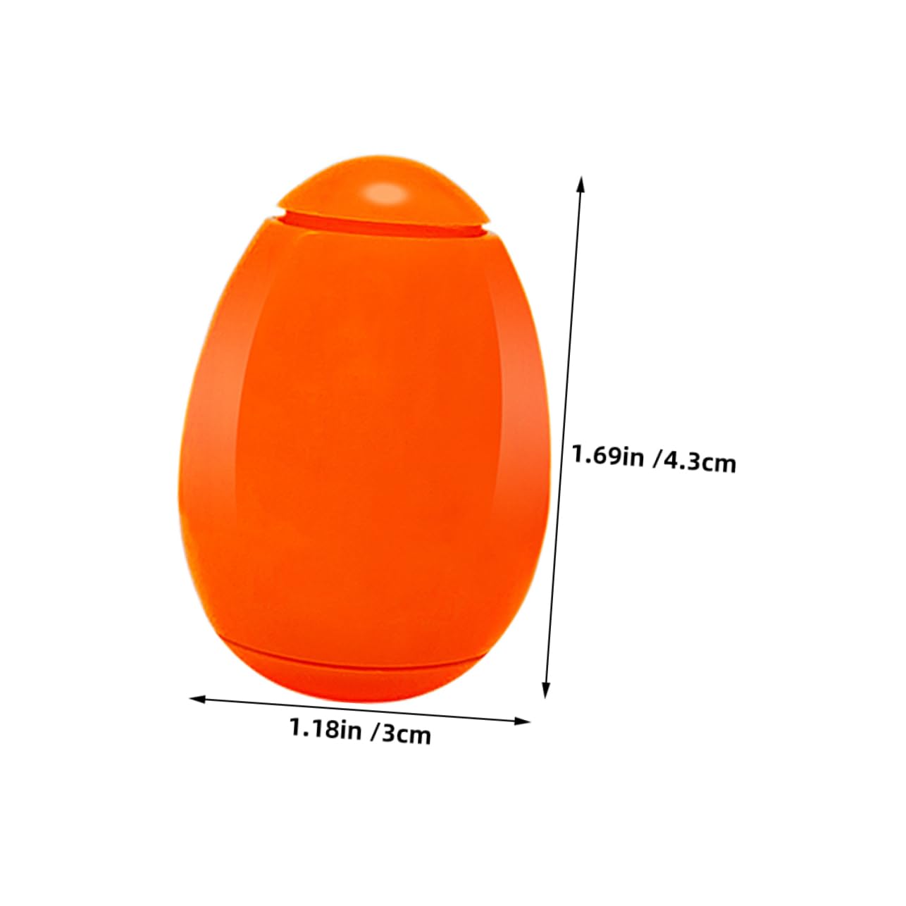 HONMEET Easter Egg Tops 10pcs Mix Color Spinning Tops for Kids Easter Egg Hunt Toys