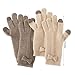 EVGENI Premium Cashmeres Knitted Gloves Featuring Elegant Bows Decoration Fingerless Gloves for Winter Warmth Fashionable