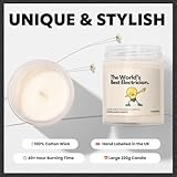 Electrician Gifts - Luxury Soy Wax Candle - Vanilla, Jasmine, Sugared Almond - Makester - Image 5