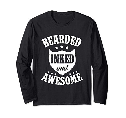 Funny Bearded Inked and Awesome Beard Manga Larga