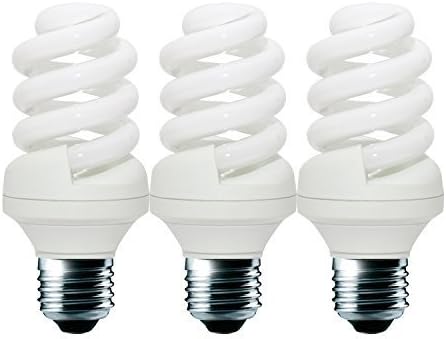 11W (=65W) Energy Saving Spiral CFL 2700K Warm White colour Light Bulb E27 Edison Screw ES Cap, 10 Years, 10,000 hours compact fluorescent with pack sizes by Lowenergie (3)