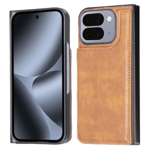 �y Antimam �zPixel 10PRO FOLD �Ή� �P�[�X �蒠�^ ���z�^ �V�^ �S�ʕی� �ϏՌ� �C�菝�h�~ �y�� �����ی� �蒠�^ �P�[�X�i���g���u���E���j�O�[�O�� �s�N�Z��10proFold ���� PU�v �w�� IC �J�[�h ���[ �X�^���h