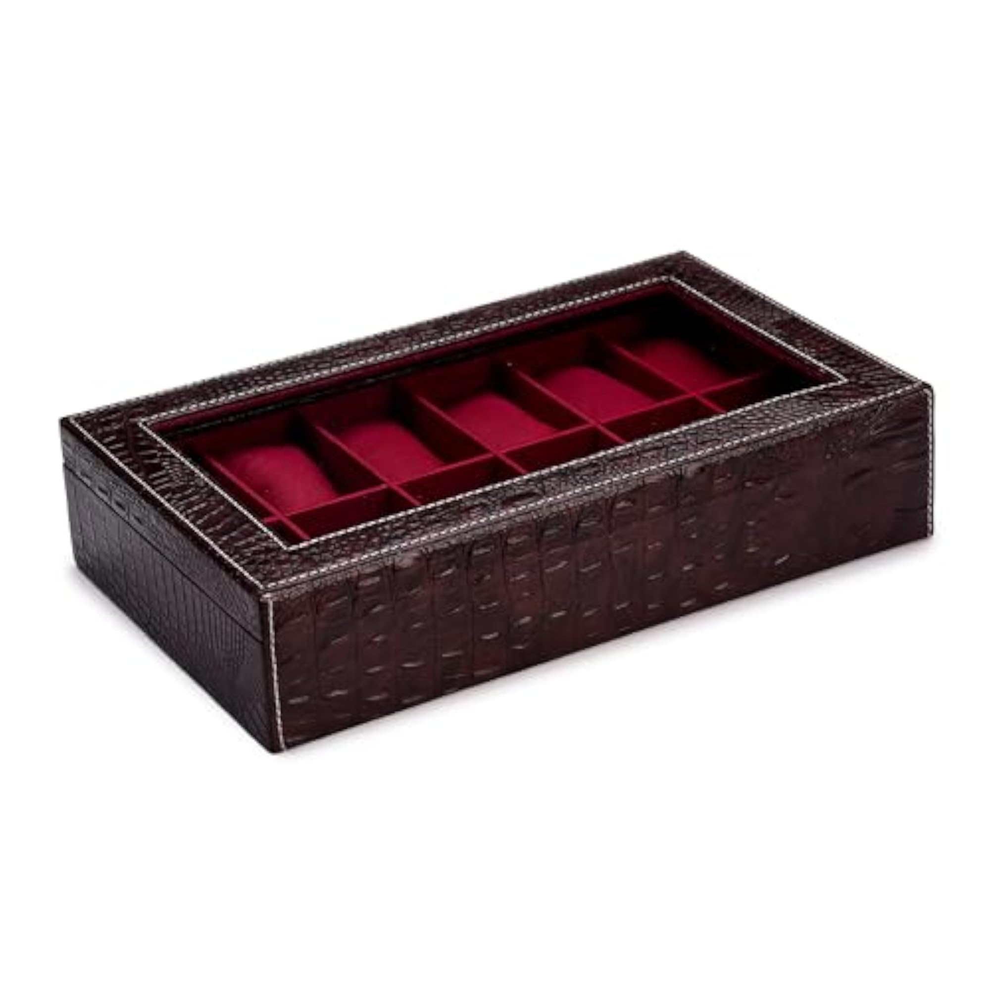 Men's Women's 12 Slots Watch Box Organizer