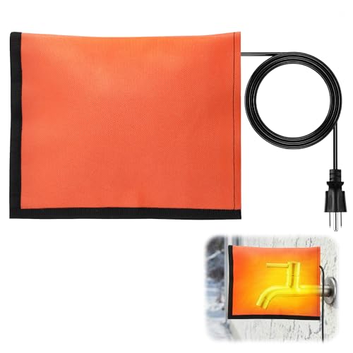 Heated Outdoor Faucet Covers for Winter, 6.7" W x 9.1"