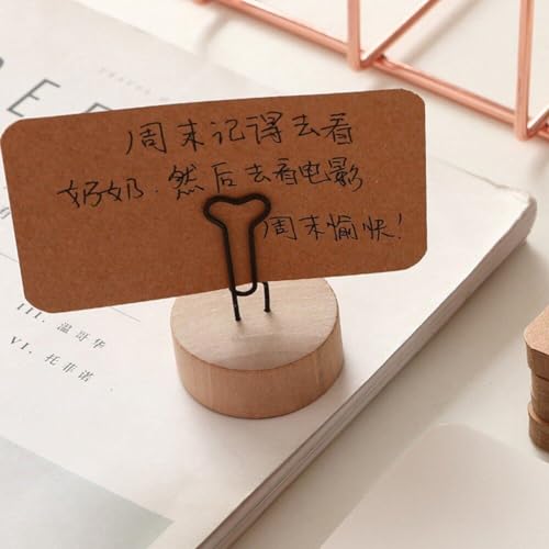 Tarjetas de papel kraft para manualidades creativas, mensajes y organización en el hogar 8