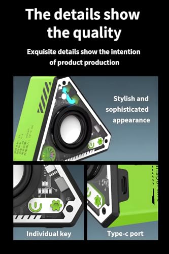 Image of V2 5W Wireless Bluetooth Mini Speaker with Loud Sound & Punchy Bass, 52mm Driver with 360 Surround, BT V5.3 Quick Connect, Transparent Design, with Inbuilt MIC for Call Function (Orange)