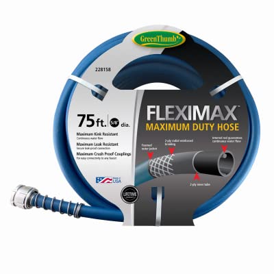 Amazon.com: Green Thumb GTFM5875V2 FLEXIMAX Garden Hose, Max Duty