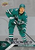 2024-25 Upper Deck Star Rookies #13 Macklin Celebrini Hockey Card Sharks