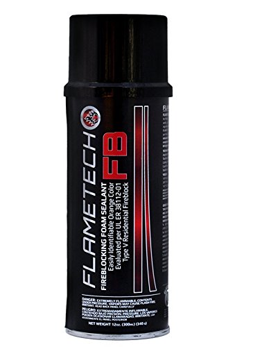 DP44242 FlameTech-FB Fireblocking Foam Sealant - 12 oz Straw Dispensed Can, 6 pack