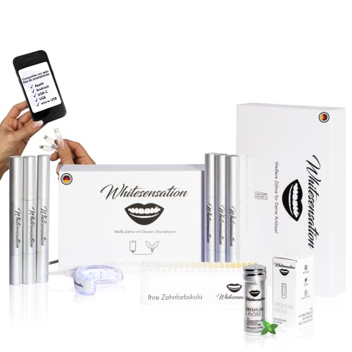 Limpiando los dientes con ISUDA Kit Whitening Primor Los mejores