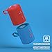Stromberg - Twin 2-in-1 Mini Portable Bluetooth Speaker, 10W Power (5W per Speaker), 10-Hour Playtime, Sky Blue and Red