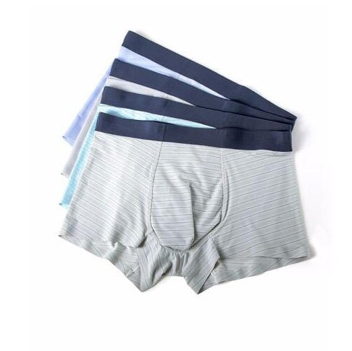 3-Pack Frühling Und Sommer Seamless Unterwäsche Herrenunterwäsche EIN Ice Silk Unterwäsche Herren Boxer Schnell Trocknende Hose Breathable Seamless Knitting Männer Jugend Jungen - 4 - XXXL