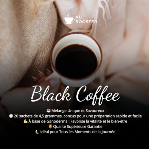 Café negro Lingzhi DXN contra el cansancio con Ganoderma soluble original 6