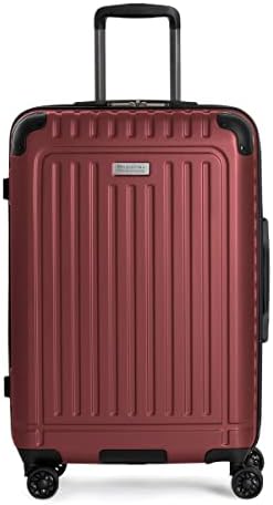 Ben Sherman Spinner Travel Upright Luggage, British Red, 8-Wheel 24?