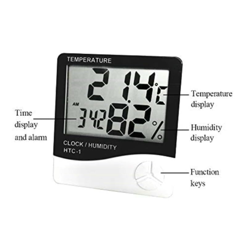 Temperature Humidity Meter Workshop Greenhouse Digital Display