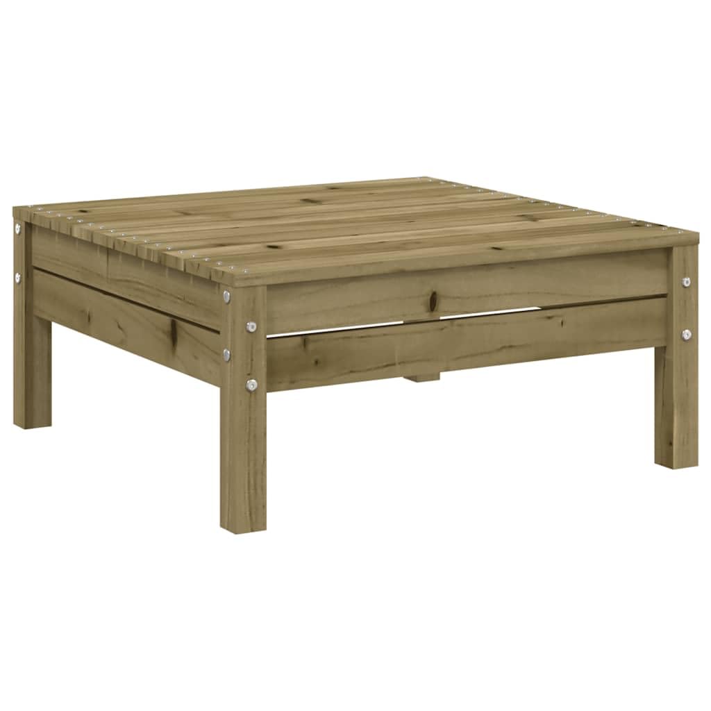 Divano da giardino a 3 posti in legno di pino impregnato con design a doghe per terrazza e giardino, mobili modulari da esterno con schienale per una comoda esperienza di seduta